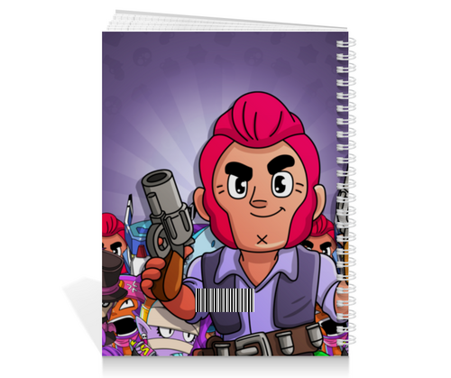 Заказать тетрадь в Москве. Тетрадь на пружине BRAWL STARS COLT от geekbox - готовые дизайны и нанесение принтов.