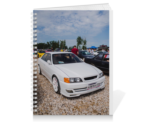 Заказать тетрадь в Москве. Тетрадь на пружине Toyota Chaser  от polina.bugaeva.1998@mail.ru - готовые дизайны и нанесение принтов.