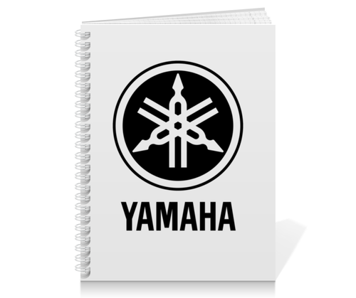 Заказать тетрадь в Москве. Тетрадь на пружине YAMAHA от DESIGNER   - готовые дизайны и нанесение принтов.