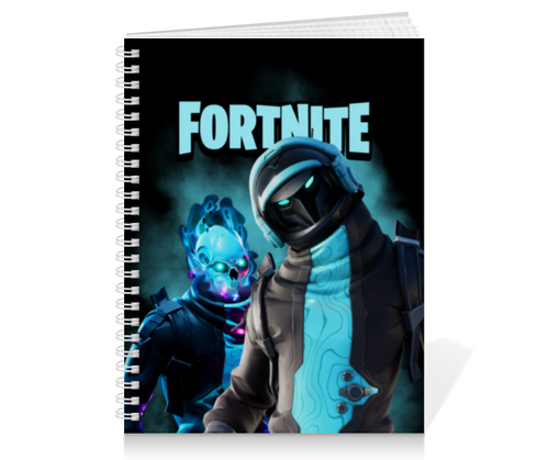 Заказать тетрадь в Москве. Тетрадь на пружине FORTNITE от geekbox - готовые дизайны и нанесение принтов.