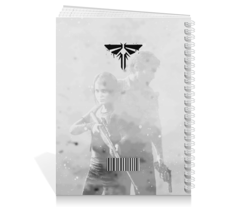 Заказать тетрадь в Москве. Тетрадь на пружине THE LAST OF US от geekbox - готовые дизайны и нанесение принтов.