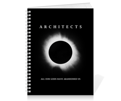 Заказать тетрадь в Москве. Тетрадь на пружине Architects от geekbox - готовые дизайны и нанесение принтов.
