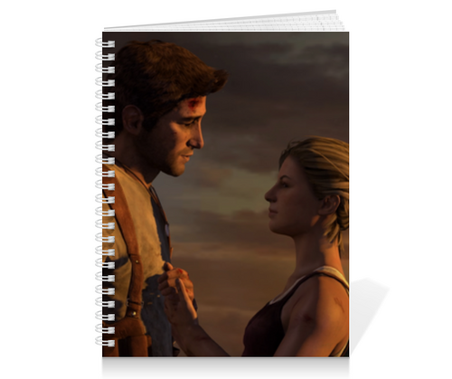 Заказать тетрадь в Москве. Тетрадь на пружине Uncharted от GeekFox  - готовые дизайны и нанесение принтов.