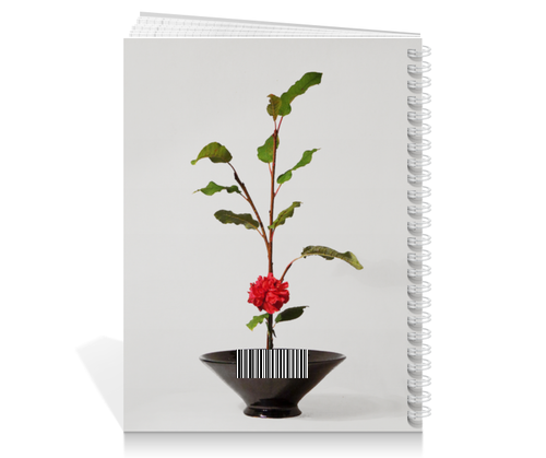 Заказать тетрадь в Москве. Тетрадь на пружине Икебана / Ikebana от Ikebana - готовые дизайны и нанесение принтов.