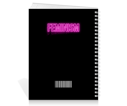 Заказать тетрадь в Москве. Тетрадь на пружине Феминизм от ualluon - готовые дизайны и нанесение принтов.