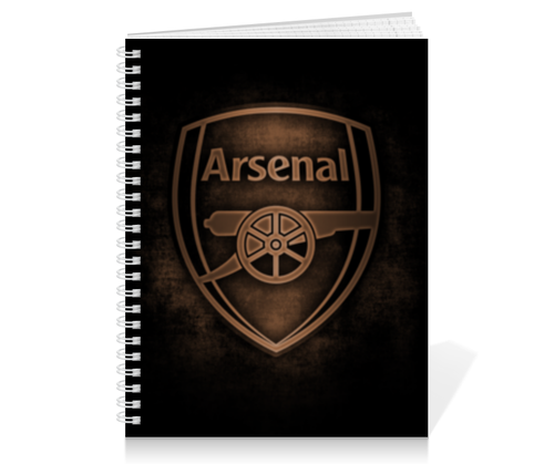 Заказать тетрадь в Москве. Тетрадь на пружине Arsenal от geekbox - готовые дизайны и нанесение принтов.