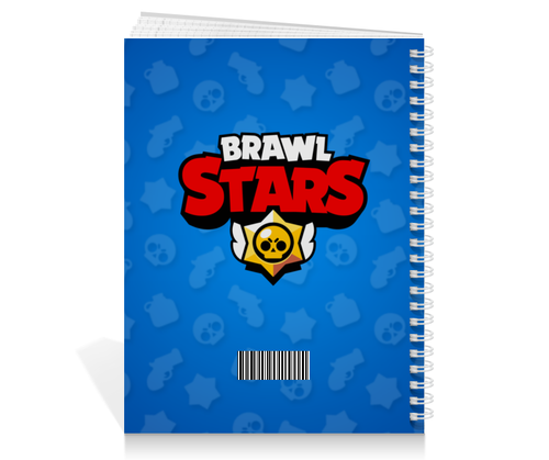 Заказать тетрадь в Москве. Тетрадь на пружине BRAWL STARS LEON от geekbox - готовые дизайны и нанесение принтов.