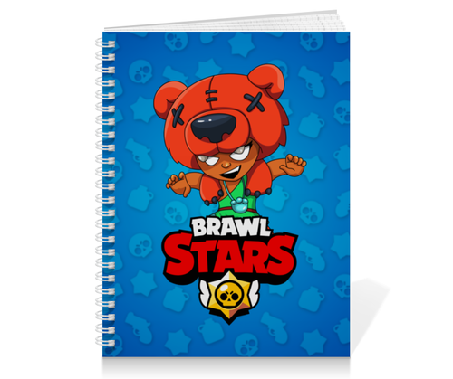 Заказать тетрадь в Москве. Тетрадь на пружине BRAWL STARS NITA от geekbox - готовые дизайны и нанесение принтов.
