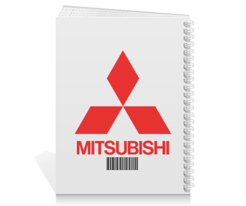 Заказать тетрадь в Москве. Тетрадь на пружине MITSUBISHI от DESIGNER   - готовые дизайны и нанесение принтов.