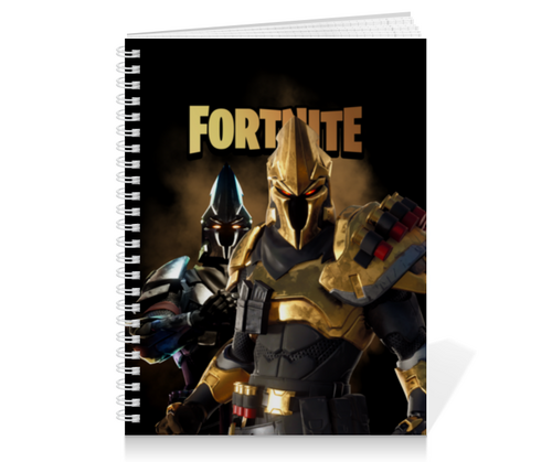 Заказать тетрадь в Москве. Тетрадь на пружине FORTNITE от geekbox - готовые дизайны и нанесение принтов.