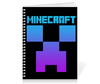 Заказать тетрадь в Москве. Тетрадь на пружине MINECRAFT CREEPER от weeert - готовые дизайны и нанесение принтов.