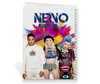Заказать тетрадь в Москве. Тетрадь на пружине  NERVO NATION EXCLUSIVE от TheAndarz  - готовые дизайны и нанесение принтов.