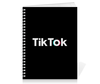 Заказать тетрадь в Москве. Тетрадь на пружине TikTok  от DESIGNER   - готовые дизайны и нанесение принтов.