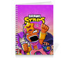Заказать тетрадь в Москве. Тетрадь на пружине BRAWL STARS SANDY  от geekbox - готовые дизайны и нанесение принтов.