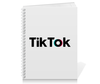 Заказать тетрадь в Москве. Тетрадь на пружине TikTok  от DESIGNER   - готовые дизайны и нанесение принтов.