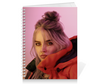 Заказать тетрадь в Москве. Тетрадь на пружине Billie Eilish от Jimmy Flash - готовые дизайны и нанесение принтов.