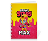 Заказать тетрадь в Москве. Тетрадь на пружине BRAWL STARS MAX от geekbox - готовые дизайны и нанесение принтов.