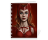 Заказать тетрадь в Москве. Тетрадь на пружине Алая Ведьма / Scarlet Witch от Jimmy Flash - готовые дизайны и нанесение принтов.