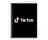 Заказать тетрадь в Москве. Тетрадь на пружине TikTok  от DESIGNER   - готовые дизайны и нанесение принтов.