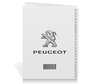 Заказать тетрадь в Москве. Тетрадь на пружине PEUGEOT от DESIGNER   - готовые дизайны и нанесение принтов.