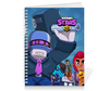Заказать тетрадь в Москве. Тетрадь на пружине BRAWL STARS FRANK от geekbox - готовые дизайны и нанесение принтов.
