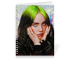 Заказать тетрадь в Москве. Тетрадь на пружине Billie Eilish от Jimmy Flash - готовые дизайны и нанесение принтов.