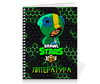 Заказать тетрадь в Москве. Тетрадь на пружине BRAWL STARS литература от weeert - готовые дизайны и нанесение принтов.