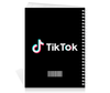 Заказать тетрадь в Москве. Тетрадь на пружине TikTok  от DESIGNER   - готовые дизайны и нанесение принтов.