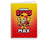 Заказать тетрадь в Москве. Тетрадь на пружине BRAWL STARS MAX от geekbox - готовые дизайны и нанесение принтов.