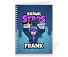 Заказать тетрадь в Москве. Тетрадь на пружине BRAWL STARS FRANK от geekbox - готовые дизайны и нанесение принтов.