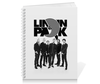 Заказать тетрадь в Москве. Тетрадь на пружине Linkin Park от geekbox - готовые дизайны и нанесение принтов.