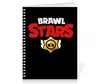Заказать тетрадь в Москве. Тетрадь на пружине Brawl Stars от Elen Rych - готовые дизайны и нанесение принтов.