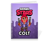 Заказать тетрадь в Москве. Тетрадь на пружине BRAWL STARS COLT от geekbox - готовые дизайны и нанесение принтов.