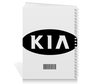 Заказать тетрадь в Москве. Тетрадь на пружине KIA   от DESIGNER   - готовые дизайны и нанесение принтов.