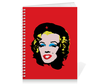 Заказать тетрадь в Москве. Тетрадь на пружине Che Guevara- Marilyn Monroe от zen4@bk.ru - готовые дизайны и нанесение принтов.