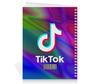 Заказать тетрадь в Москве. Тетрадь на пружине TikTok  от DESIGNER   - готовые дизайны и нанесение принтов.