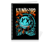 Заказать тетрадь в Москве. Тетрадь на пружине Blink-182 от geekbox - готовые дизайны и нанесение принтов.