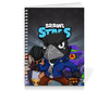 Заказать тетрадь в Москве. Тетрадь на пружине BRAWL STARS CROW от geekbox - готовые дизайны и нанесение принтов.