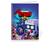 Заказать тетрадь в Москве. Тетрадь на пружине BRAWL STARS 8-BIT от geekbox - готовые дизайны и нанесение принтов.