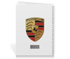 Заказать тетрадь в Москве. Тетрадь на пружине Porsche от DESIGNER   - готовые дизайны и нанесение принтов.