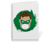 Заказать тетрадь в Москве. Тетрадь на пружине Зеленый фонарь (Коллекция: Герои носят маски) от GeekFox  - готовые дизайны и нанесение принтов.