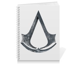 Заказать тетрадь в Москве. Тетрадь на пружине Assassin’s Creed от GeekFox  - готовые дизайны и нанесение принтов.