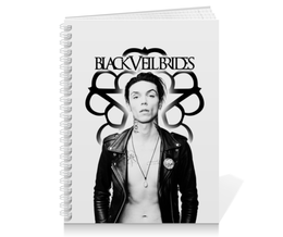 Заказать тетрадь в Москве. Тетрадь на пружине Black Veil Brides от geekbox - готовые дизайны и нанесение принтов.