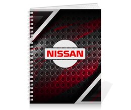 Заказать тетрадь в Москве. Тетрадь на пружине Nissan от THE_NISE  - готовые дизайны и нанесение принтов.