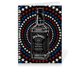 Заказать тетрадь в Москве. Тетрадь на пружине Jack Daniels от Jimmy Flash - готовые дизайны и нанесение принтов.