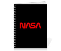 Заказать тетрадь в Москве. Тетрадь на пружине NASA  от DESIGNER   - готовые дизайны и нанесение принтов.