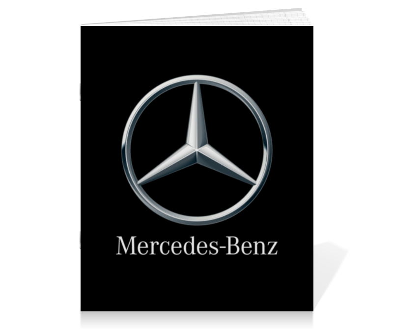 Printio Тетрадь на скрепке Mercedes-benz