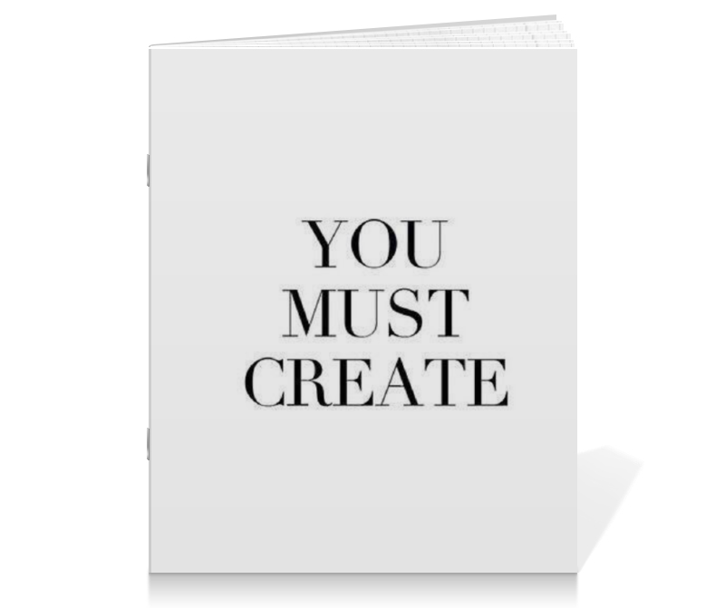 Printio Тетрадь на скрепке You must create