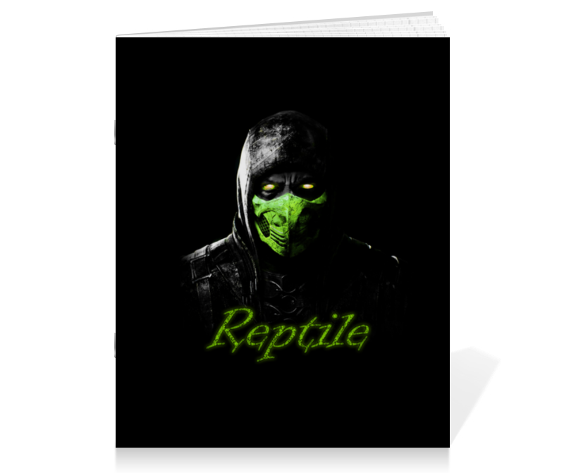 Printio Тетрадь на скрепке Reptile настольная игра смертельная битва