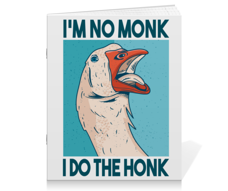 Printio Тетрадь на скрепке I do the honk